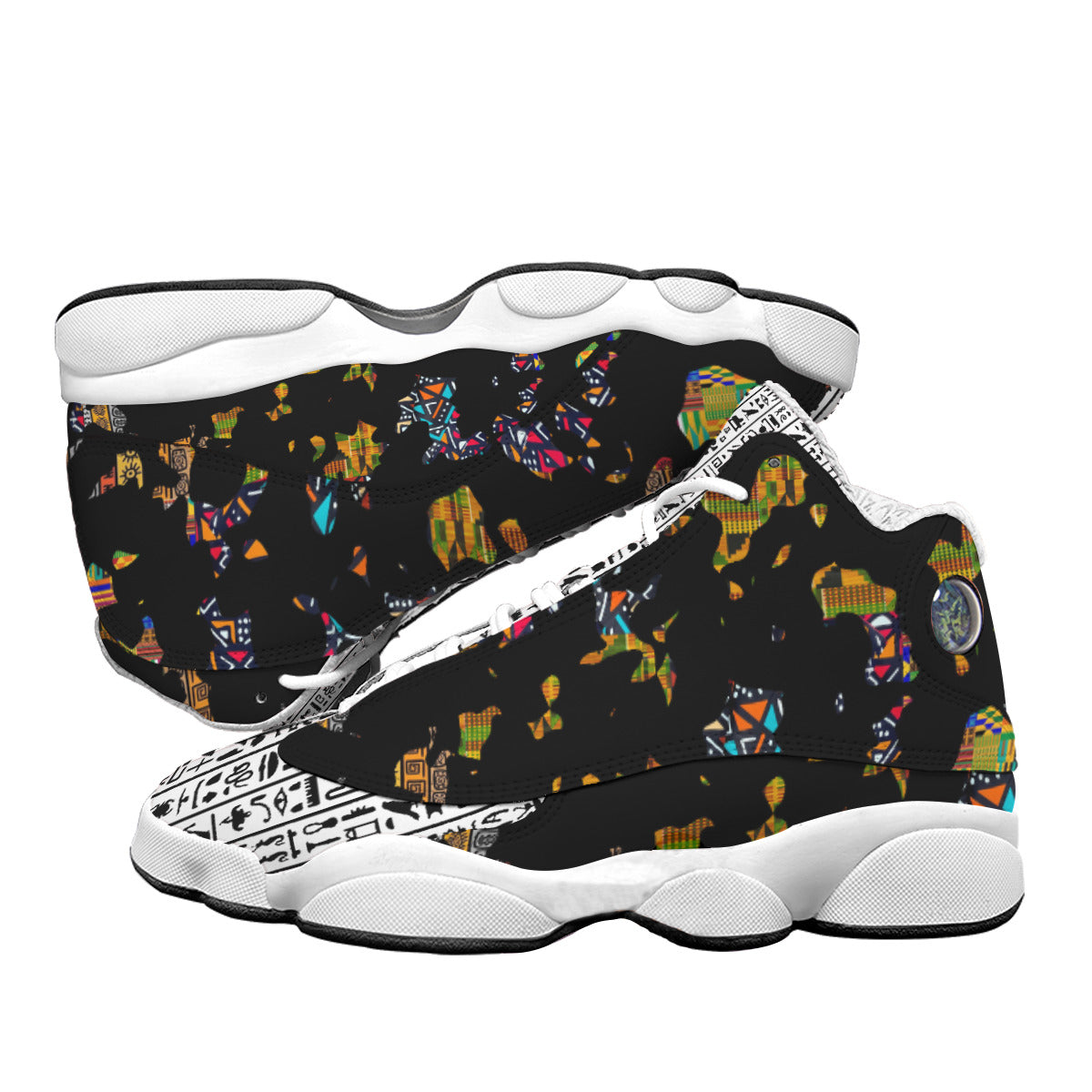 Hiero-Kenté Curved Basketball Shoes With Thick Soles