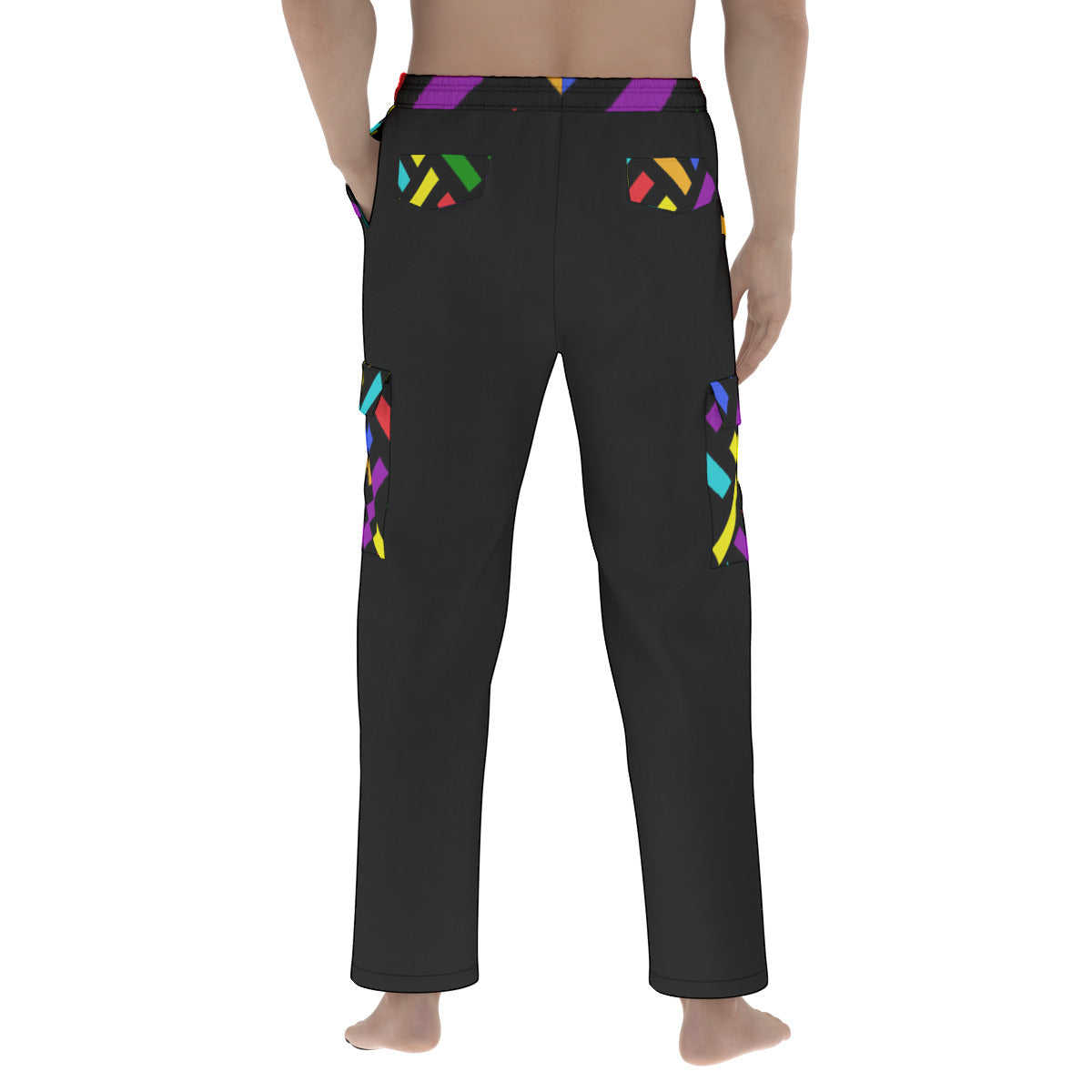 7 Colors Divine Men's Pocket Cargo Pants