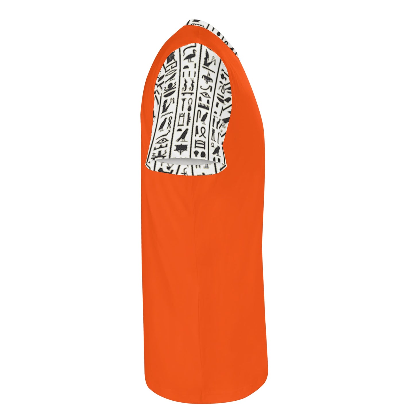 Orange Hiero Ankh FrontAndBack