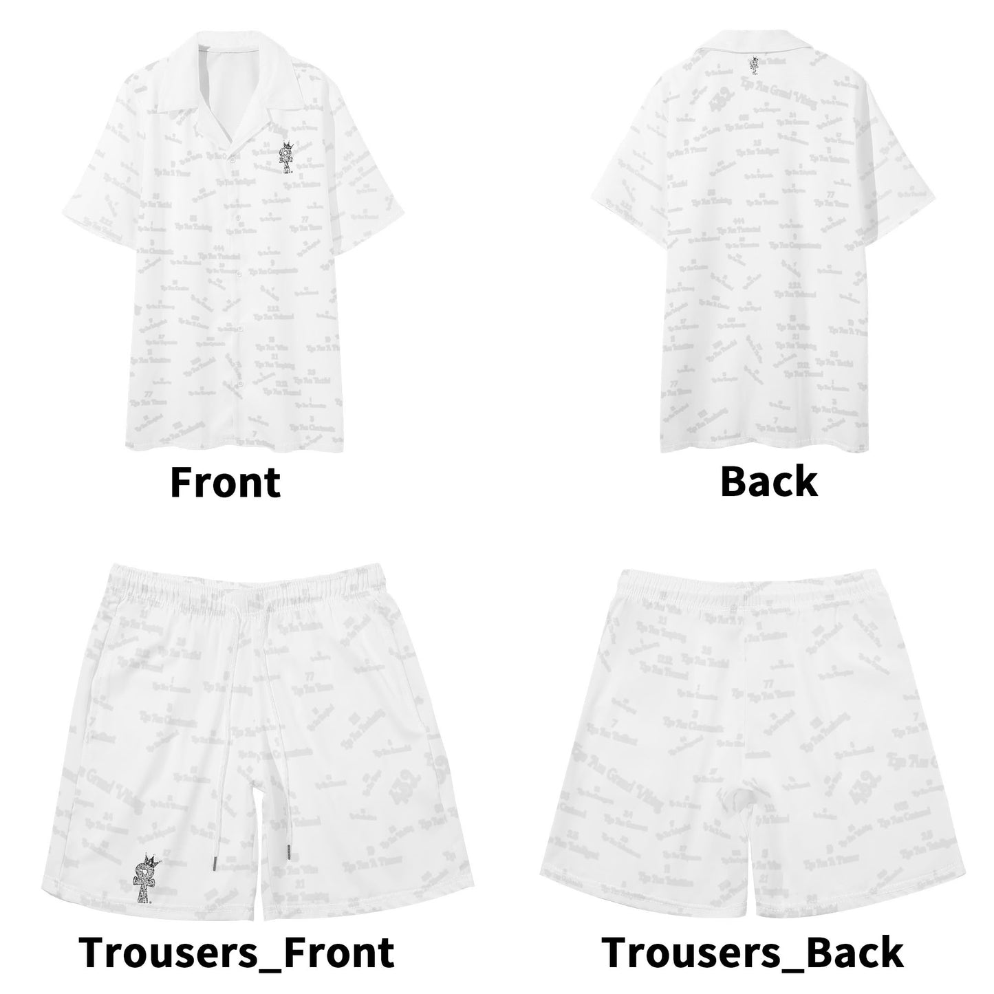 The Angel Numbers Hawaiian Short Set