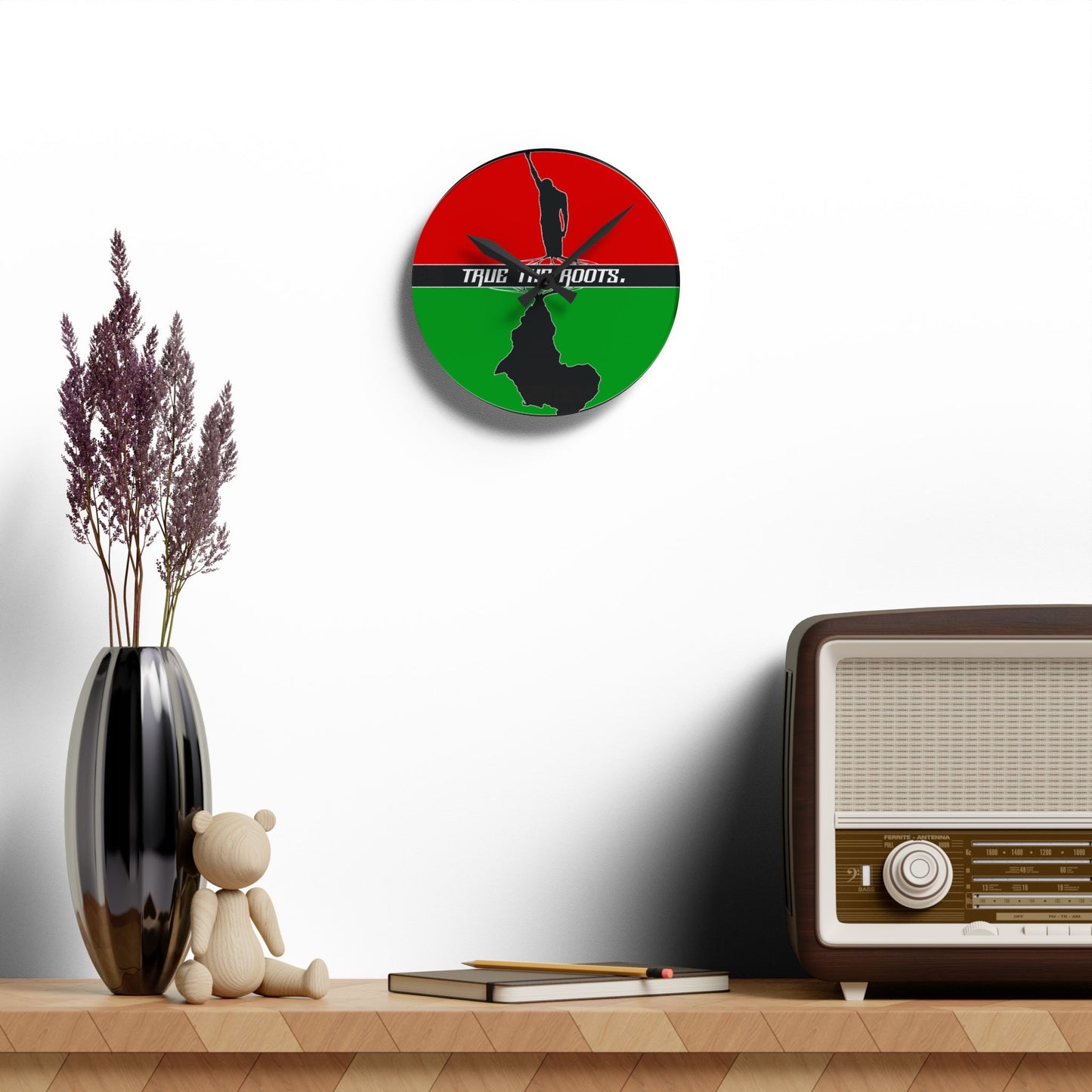 True The Roots Acrylic Wall Clock