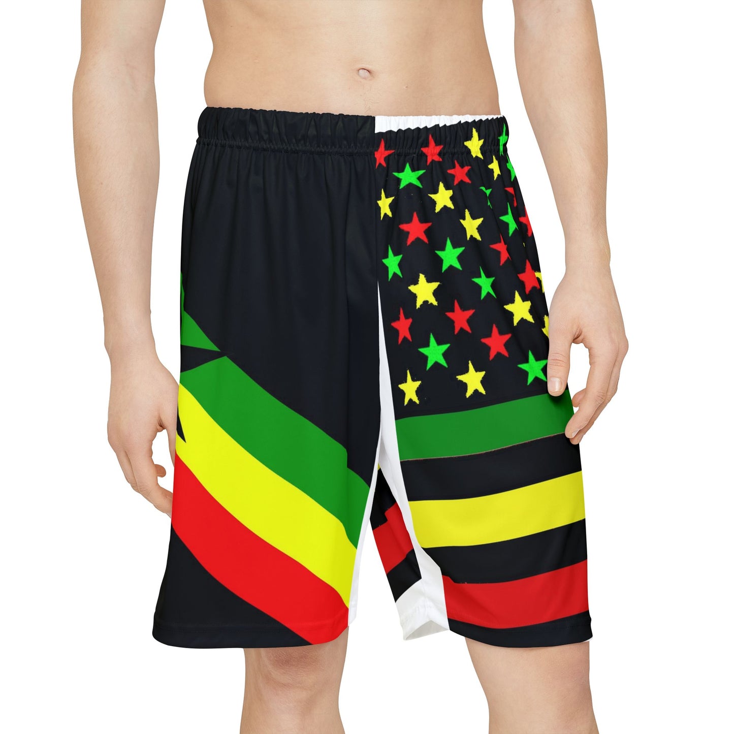 Grand Vibing - Ghanamericano Men’s Sports Shorts