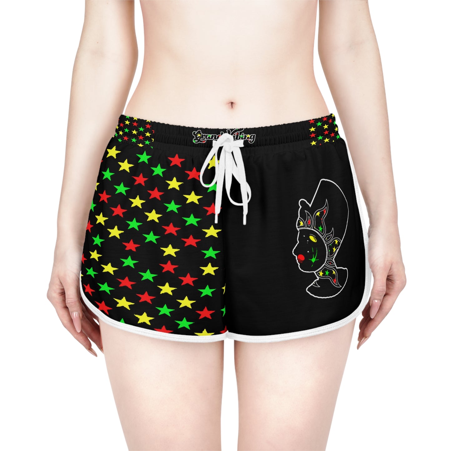 Grand Vibing - Ghanamericana Women's Mixup Shorts