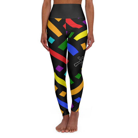 The Colors 7 High Waisted Yoga Leggings