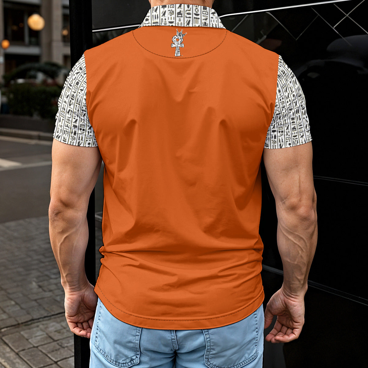 Hiero-Ankh Professional Polo (Orange)
