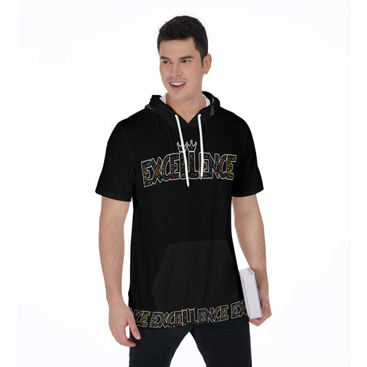 ExceLLence Short Sleeve Hoodie Shirt