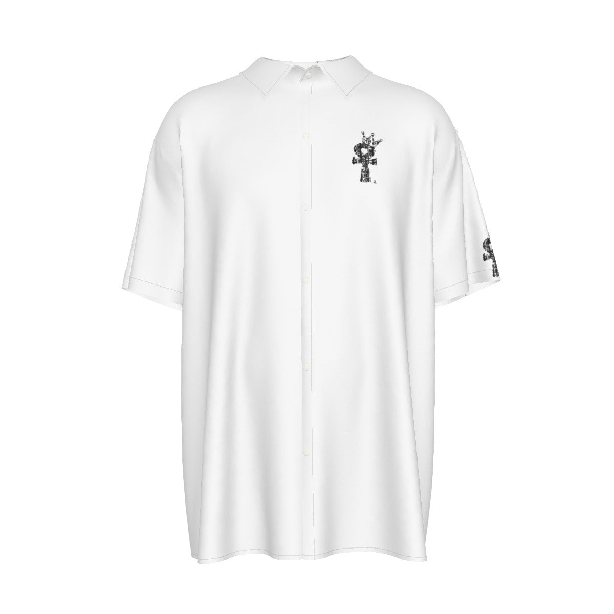 Hiero-Ankh Silk Short-Sleeved Shirt