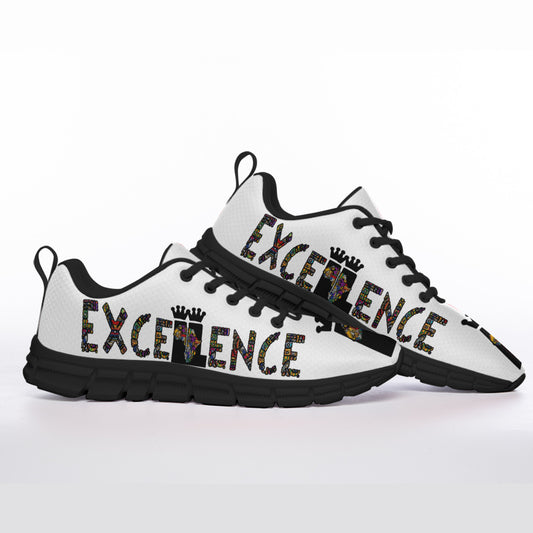 ExceLLence Whiteout Mesh Sneakers