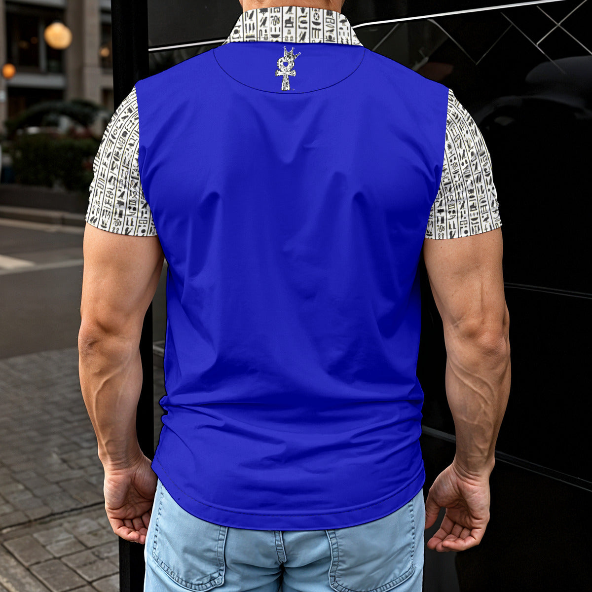 Hiero-Ankh Professional Polo (Blue)