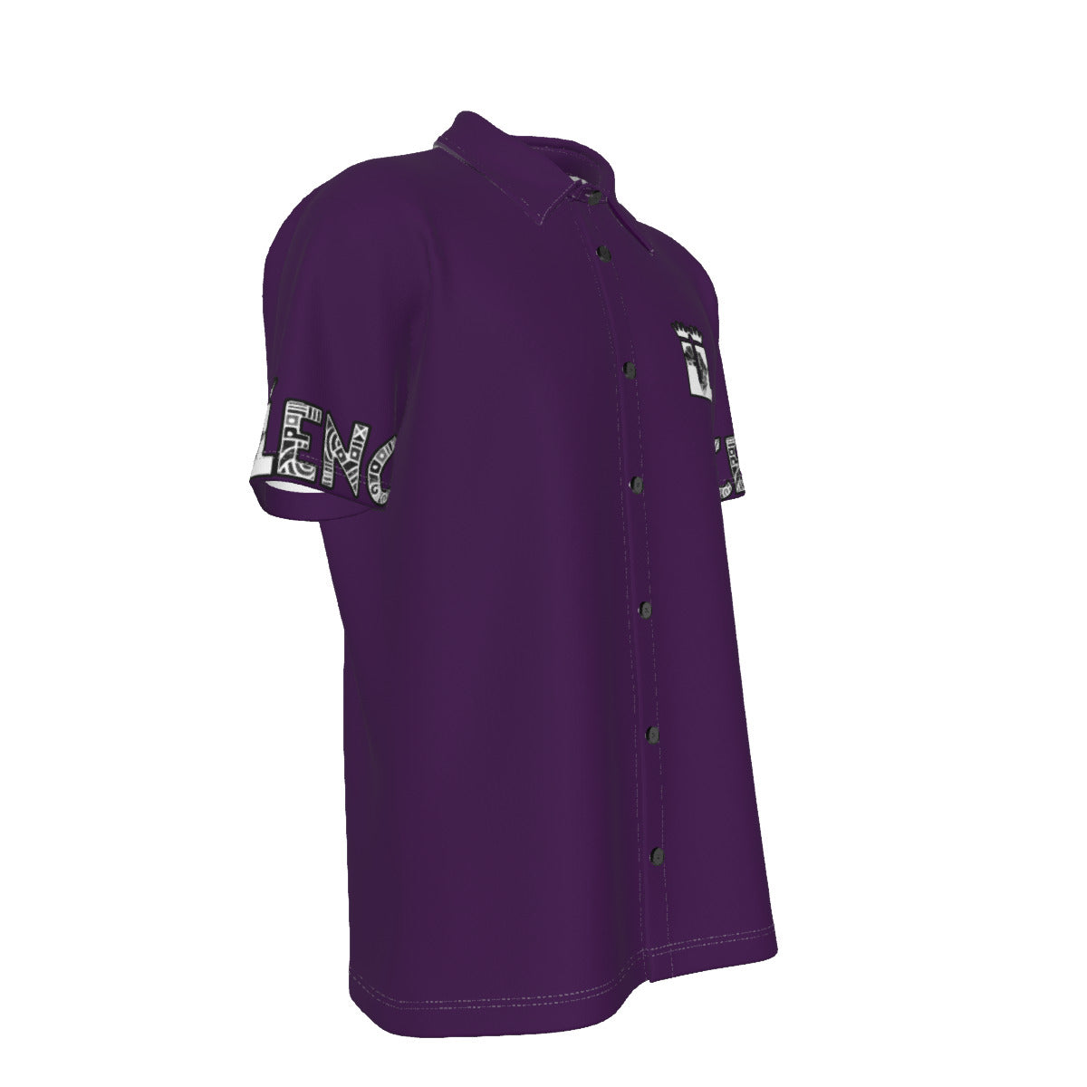 ExceLLence Purple Reign Button Up