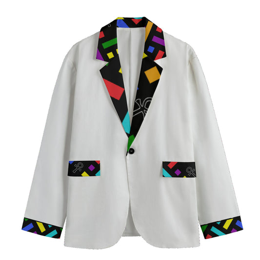 7 Colors Divine Flat Lapel Collar Blazer