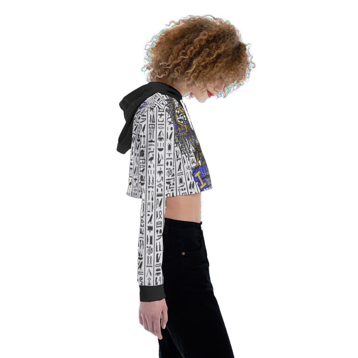 Eye AM KMT Women's Crop Top Hoodie