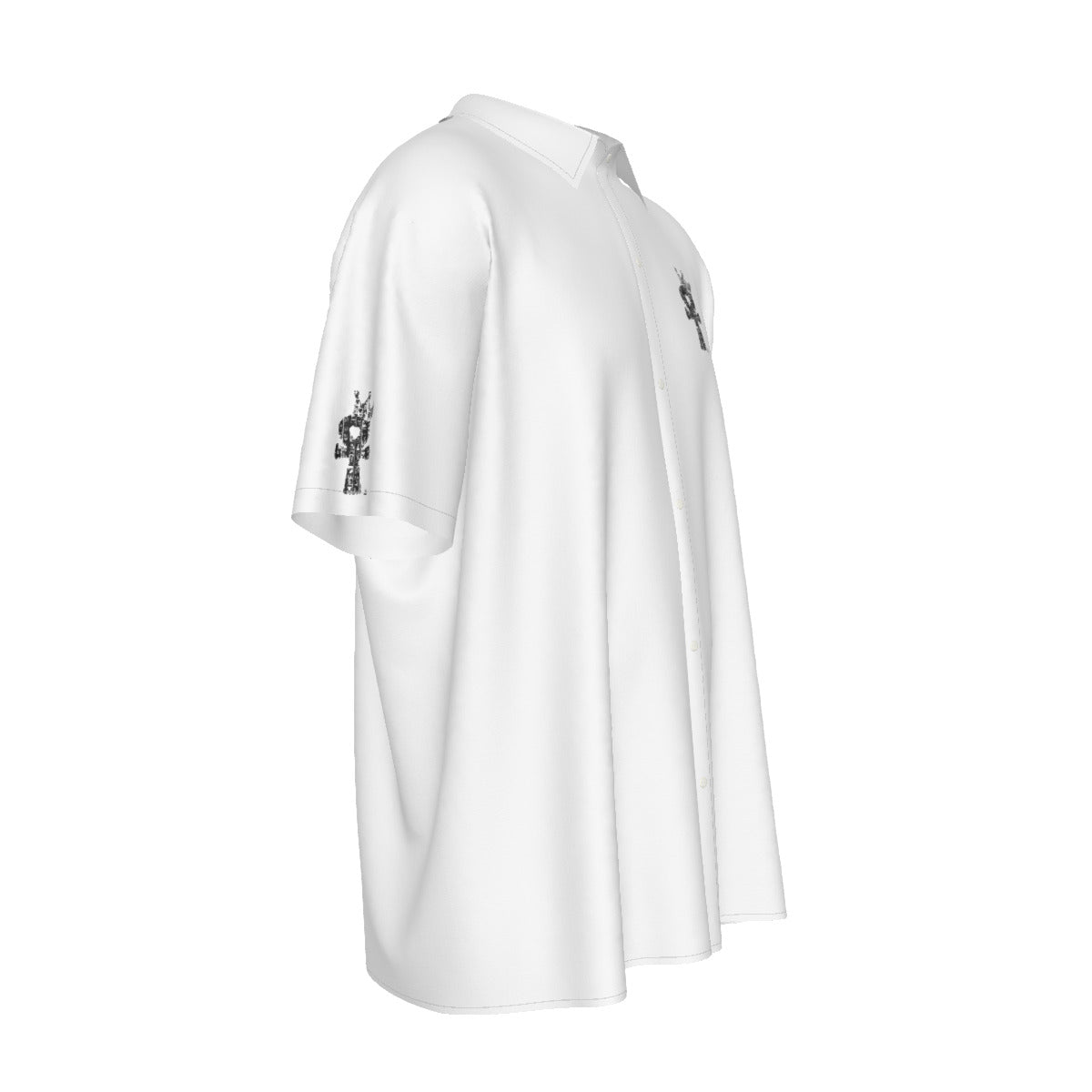 Hiero-Ankh Silk Short-Sleeved Shirt