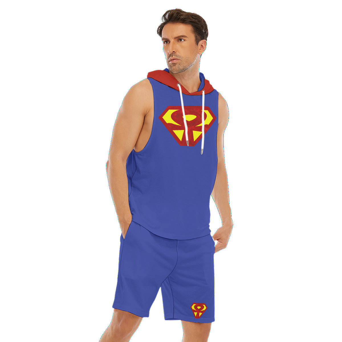 Super-Ankh Short Set w Hoodie