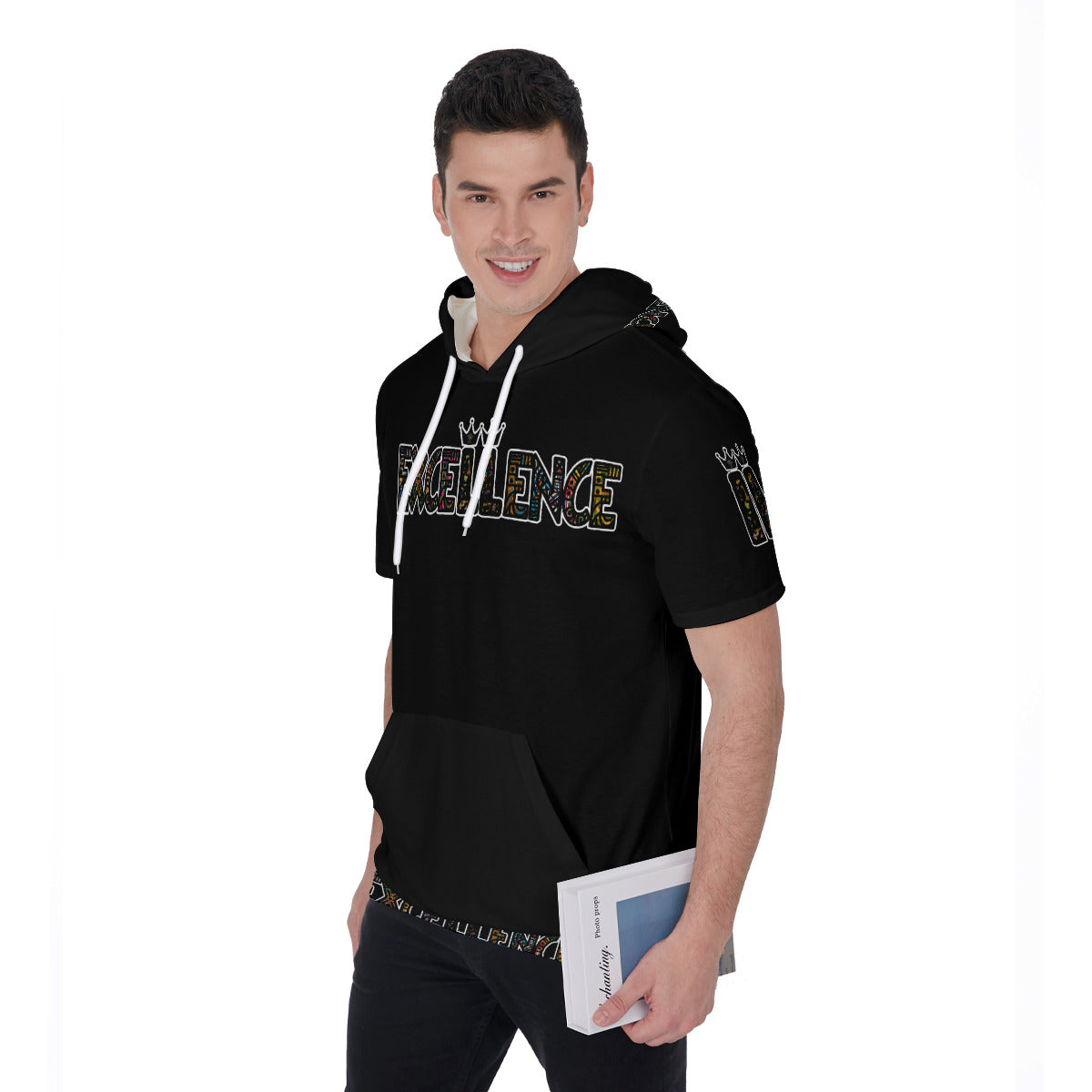 ExceLLence Short Sleeve Hoodie Shirt