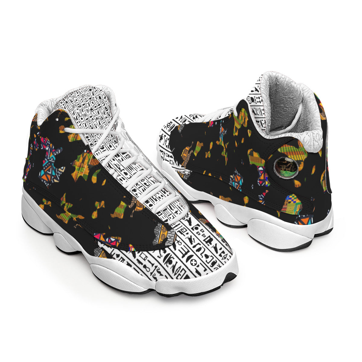 Hiero-Kenté Curved Basketball Shoes With Thick Soles