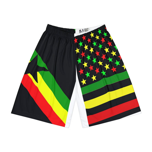 Grand Vibing - Ghanamericano Men’s Sports Shorts