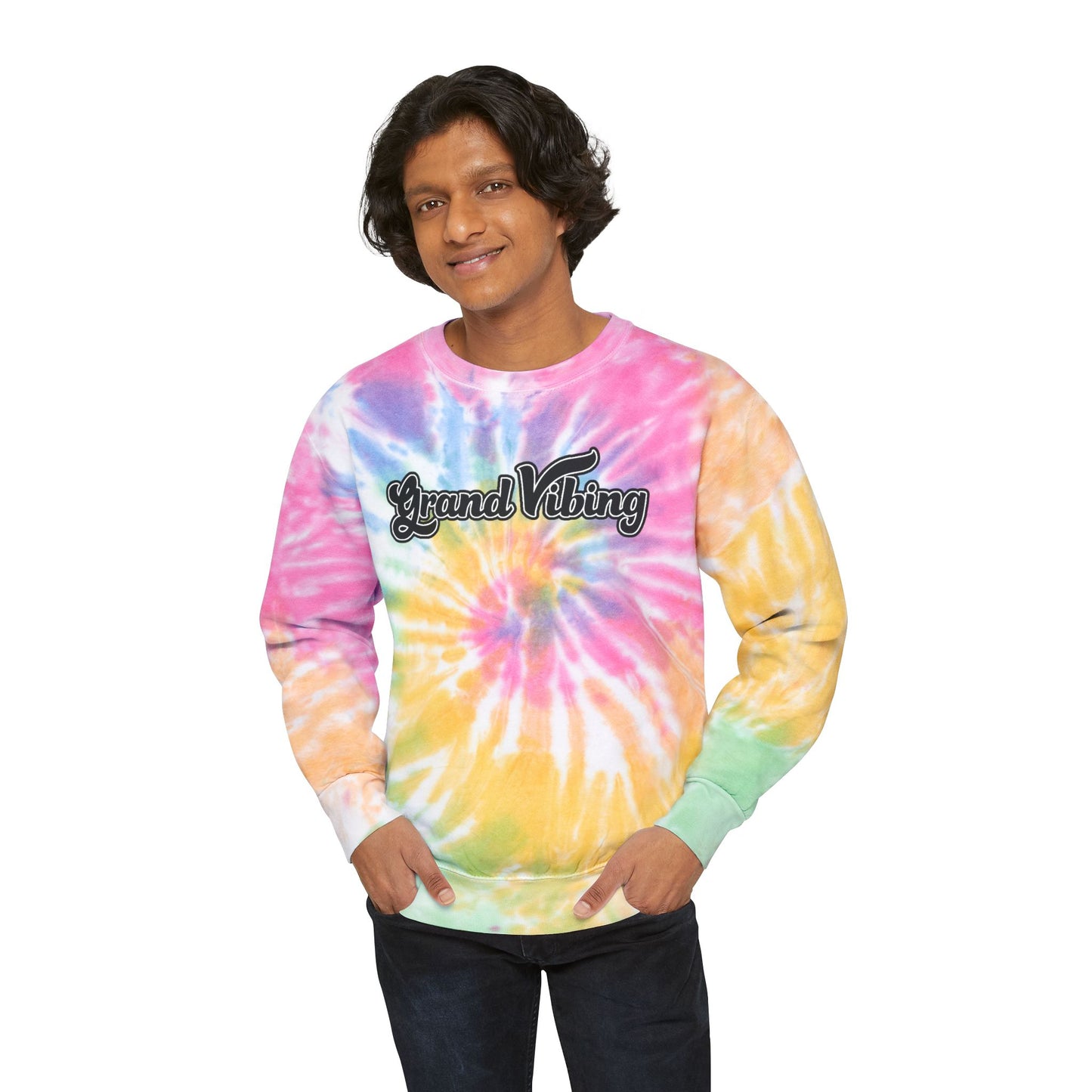 Grand Vibing Tie-Dye Sweatshirt (Q)