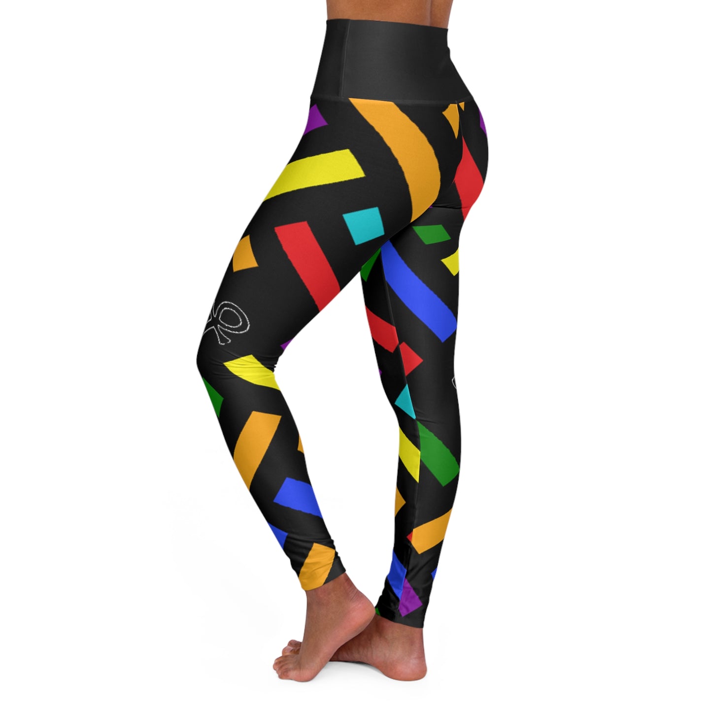 The Colors 7 High Waisted Yoga Leggings