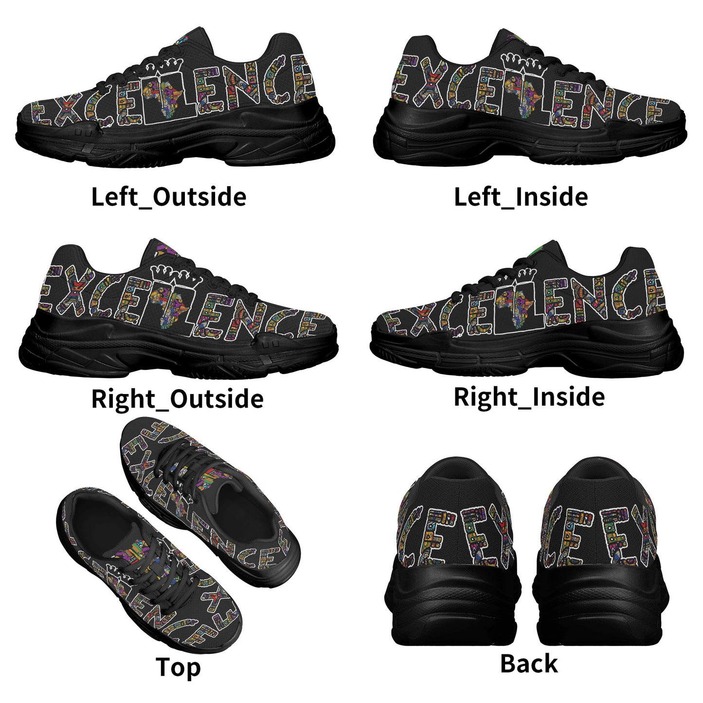 ExceLLence (Blackout) Sneakers (Kenté)