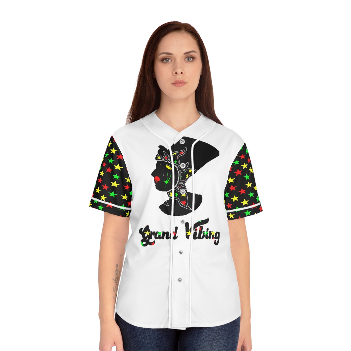 Women's Baseball Jersey (AOP)