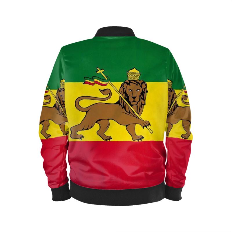 Panafrican Rastafari Reversible Bomber Jacket