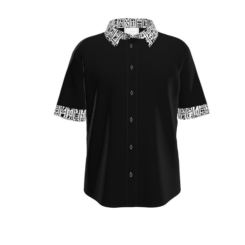 The AnkhGod Short Sleeve Button Up