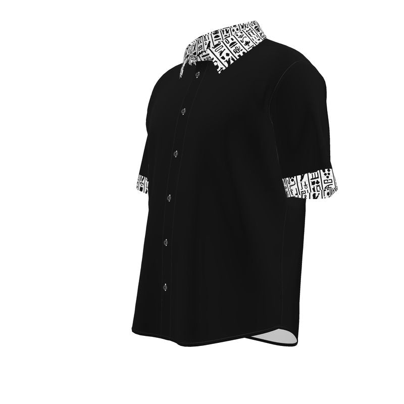 The AnkhGod Short Sleeve Button Up