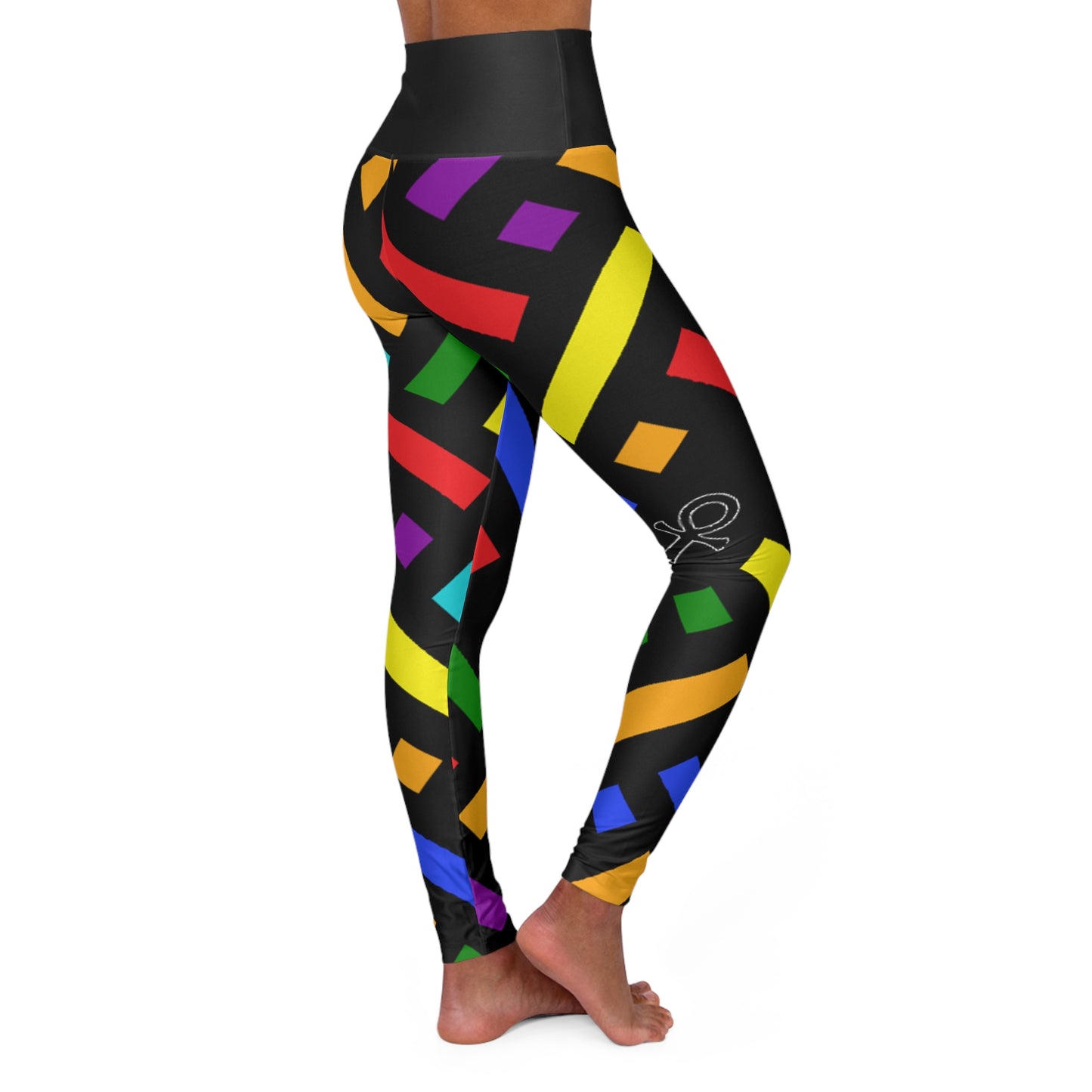 The Colors 7 High Waisted Yoga Leggings