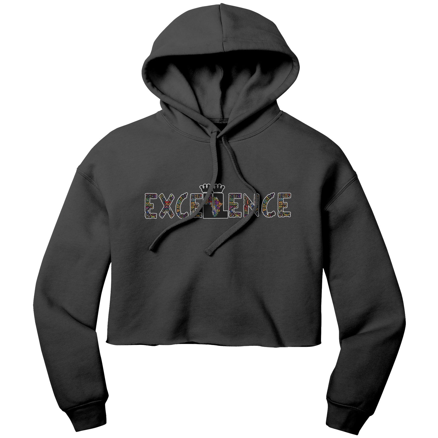 Kenté Printed ExceLLence Crop Top Hoodie