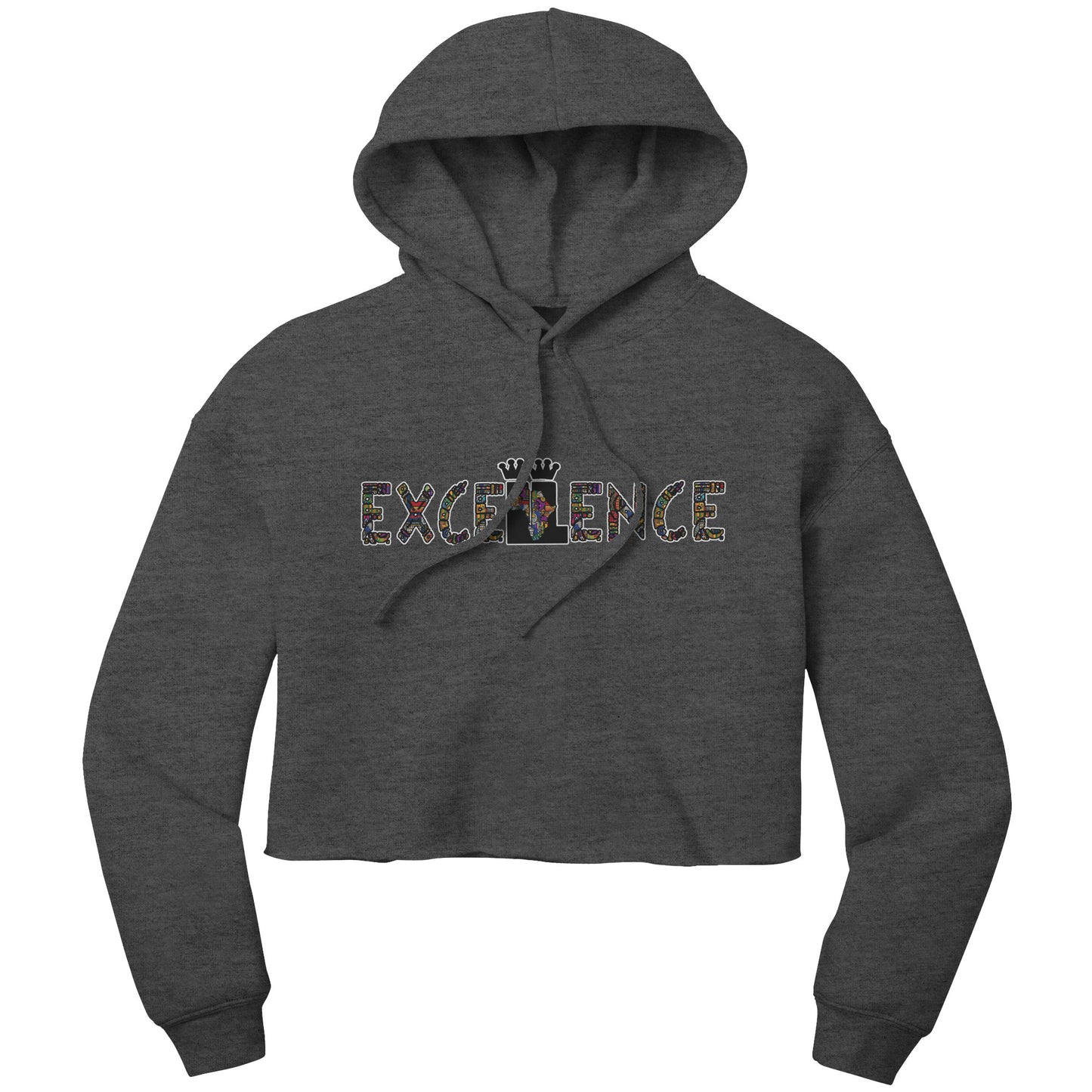 Kenté Printed ExceLLence Crop Top Hoodie