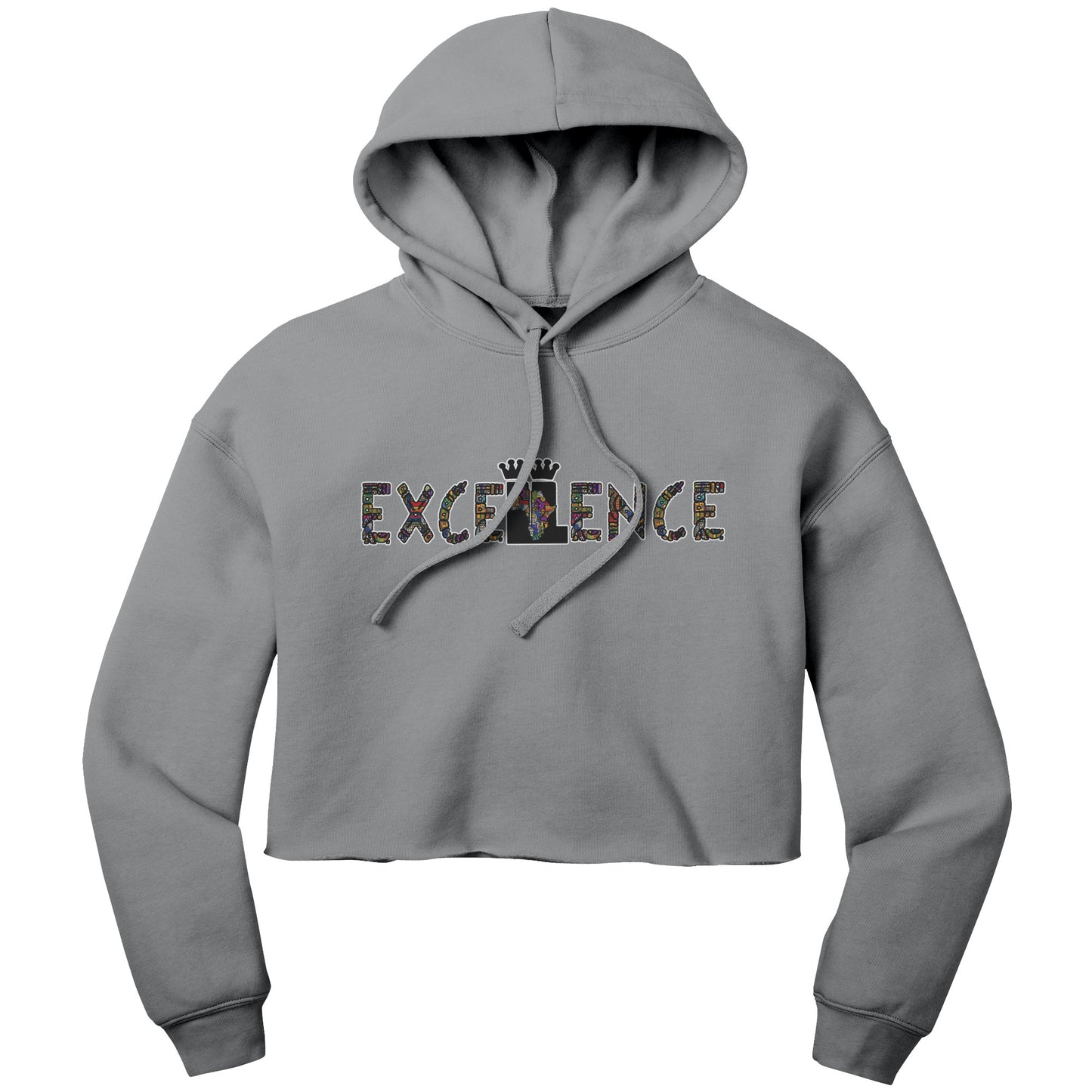 Kenté Printed ExceLLence Crop Top Hoodie