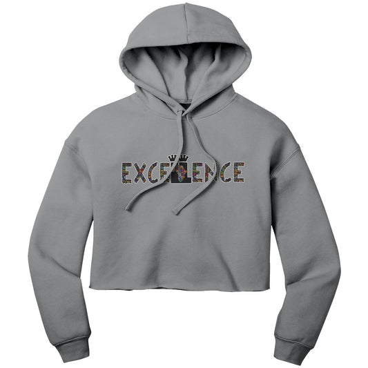 Kenté Printed ExceLLence Crop Top Hoodie