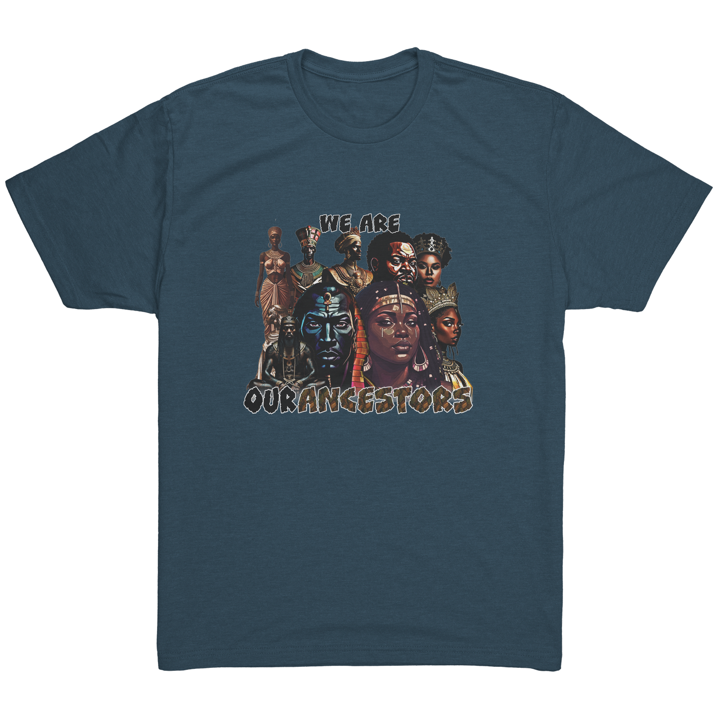 We_Are_Our_Ancestors_Tri-Blend_Tee_Indigo_Mockup.png