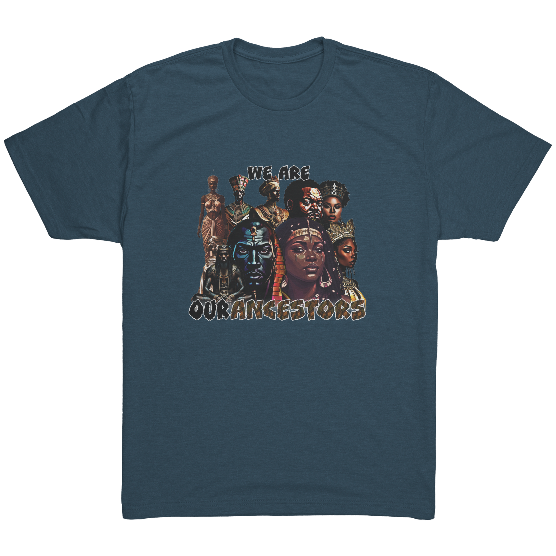 We_Are_Our_Ancestors_Tri-Blend_Tee_Indigo_Mockup.png