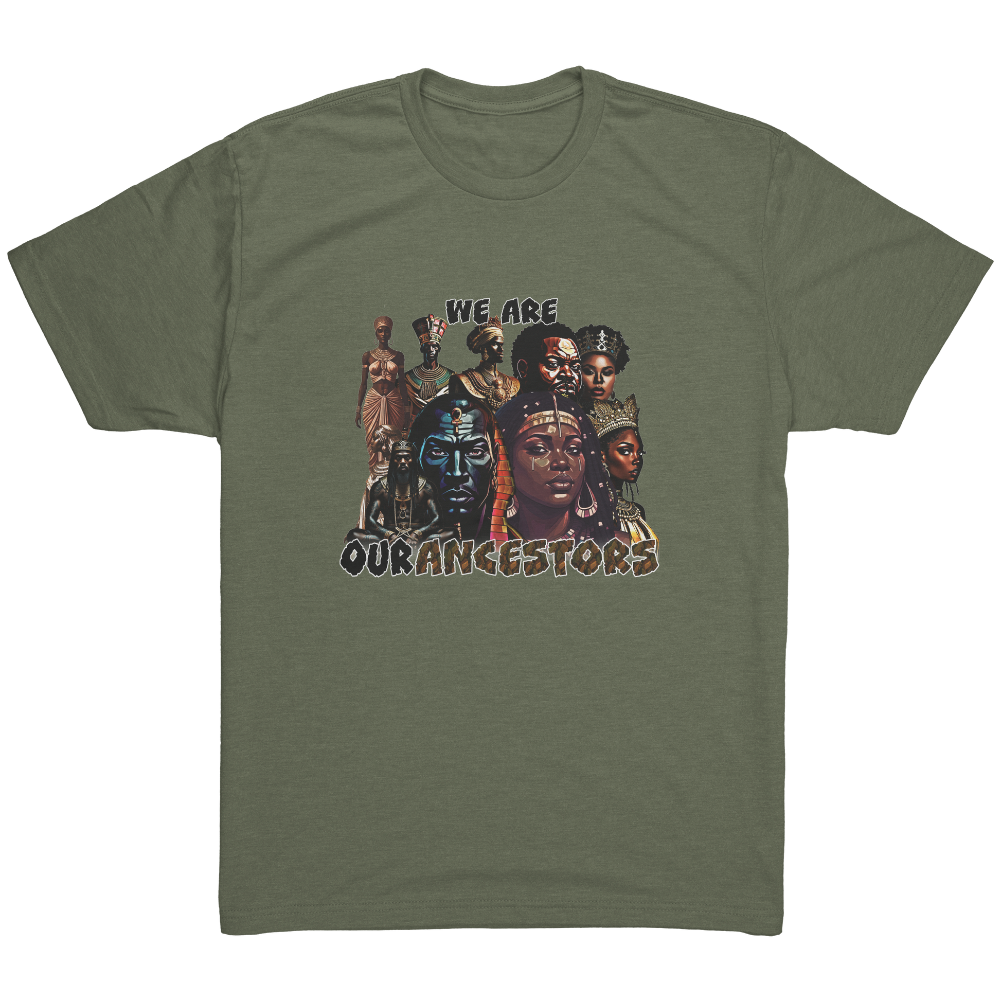 We_Are_Our_Ancestors_Tri-Blend_Tee_Military_Green_Mockup.png